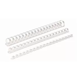  Spirál műanyag, 16mm, 101-120lap, 100 db/doboz, Fellowes® fehér