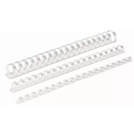   Spirál műanyag, 22mm, 151-180lap, 50 db/doboz, Fellowes® fehér