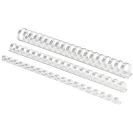   Spirál, műanyag, 45mm, 341-410lap, 50 db/doboz, Fellowes® fehér