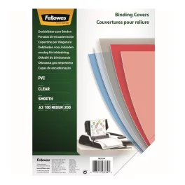   Előlap, A3, 200 mikron, 100 db/csomag, Fellowes® víztiszta
