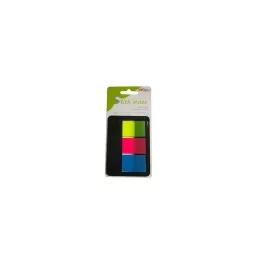   Jelölőcímke 45x20mm, 3x20lap, műanyag 3 neon szín EVOffice