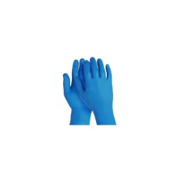 Gumikesztyű nitril púdermentes M 200 db/doboz Maxter kék
