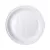 Tányér lapos műanyag 22 cm 100 db/csomag fehér