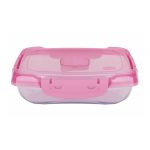 Ételtároló doboz 0,7 literes csatos és szelepes mikrós-fagyasztós_lányos színek