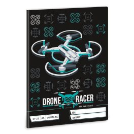   Füzet iskolai A5, 32lap, vonalas 21-32 4-8 osztályos Ars Una DRONE RACER (5131) 22  10db/csomag
