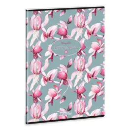   Füzet iskolai A4, 40lap, kockás Ars Una ROSY MAGNOLIA (5252) 23 10db/csomag