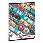 Füzet iskolai A5, 32lap, vonalas 16-32 2.osztályos Ars Una ROLLIN MANIA (5228) 22 10db/csomag