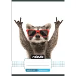 Füzet, A5, kockás, 27-32, Vagány minták, 16 db/csomag Nebulo