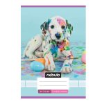 Füzet, A5, 1. osztályos vonalas, 14-32, Cuki minták, 16 db/csomag Nebulo