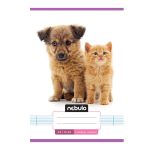 Füzet, A5, 1. osztályos vonalas, 14-32, Cuki minták, 16 db/csomag Nebulo