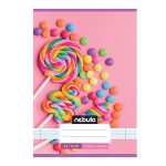 Füzet, A5, 1. osztályos vonalas, 14-32, Cuki minták, 16 db/csomag Nebulo