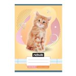 Füzet, A5, 1. osztályos vonalas, 14-32, Állatos minták, 16 db/csomag Nebulo