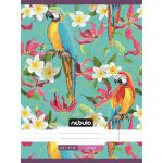 Füzet, A4, vonalas 81-32, L-Design minták, 12 db/csomag Nebulo