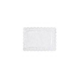 Tortacsipke szögletes 18 x 30 cm 100 db/csomag fehér
