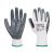 Védőkesztyű PU tenyérmártással nylon méret: S szín: szürke-fehér A310 Portwest