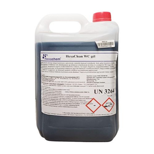 WC tisztító gél 5 liter Hexaclean