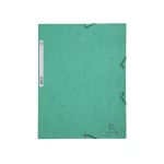 Gumis mappa karton  prespán A/4 Exacompta zöld