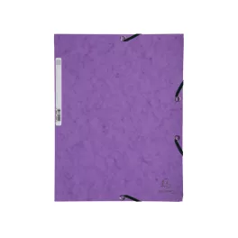 Gumis mappa karton  prespán A/4 Exacompta lila