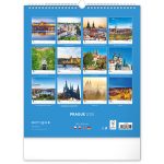 Falinaptár képes 300x340mm Prague Realsystem 2026.