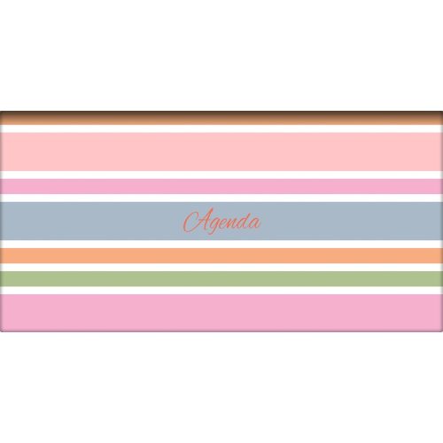 Zsebnaptár Colors fekvő heti, fehér lapokkal Stripes Dayliner 2026.