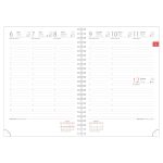 Határidőnapló InSpiral A5 heti, fehér lapokkal Graffiti Dayliner 2026.