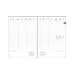 Határidőnapló InSpiral A5 heti, fehér lapokkal Tiger Dayliner 2026.