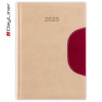 Határidőnapló Memphis B5 heti, fehér lapokkal bézs-padlizsán Dayliner 2026.