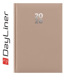   Határidőnapló Pannon A5 heti, fehér lapokkal natúr Dayliner 2026.