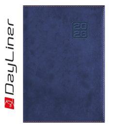   Határidőnapló Square B6 heti, fehér lapokkal kék Dayliner 2026.
