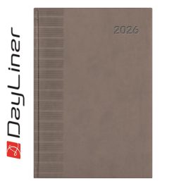   Határidőnapló Tucson A5 napi, fehér lapokkal szürke Dayliner 2026.