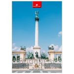 Falinaptár képes 230 x 330 mm, fehér lapokkal Budapest Dayliner 2026.