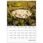 Falinaptár képes 230 x 330 mm, fehér lapokkal Budapest Dayliner 2026.