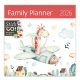 Falinaptár képes 300 x 300 mm, fehér lapokkal Family Planner Dayliner 2026.