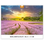 Falinaptár képes 340 × 485 mm, fehér lapokkal Magyarország Dayliner 2026.