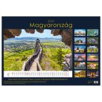Falinaptár képes 340 × 485 mm, fehér lapokkal Magyarország Dayliner 2026.