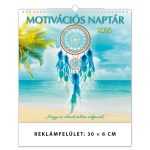 Falinaptár képes 300 x 300 mm, fehér lapokkal Motivációs Dayliner 2026.