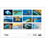 Falinaptár képes 450 × 315 mm, fehér lapokkal Sea Dayliner 2026.