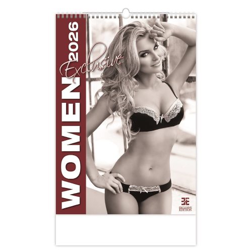 Falinaptár képes 334 × 485 mm, fehér lapokkal Women Exclusive Dayliner 2026.