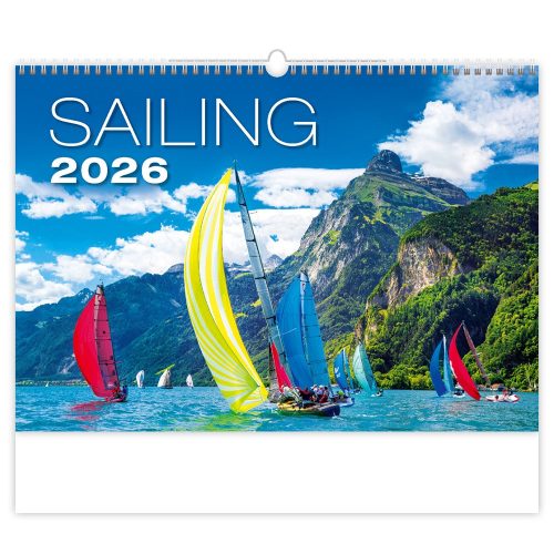 Falinaptár képes 315 x 450 mm, fehér lapokkal Sailing Dayliner 2026.