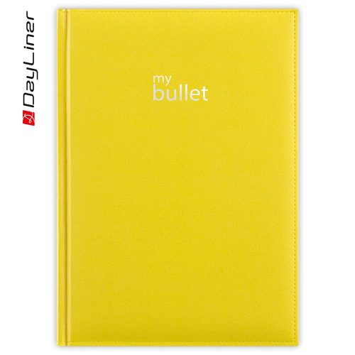 Keménytáblás notesz pontozott vonalozással MyPastel A5 Bullet, fehér lapokkal Tavasz Zöld Dayliner 2026.