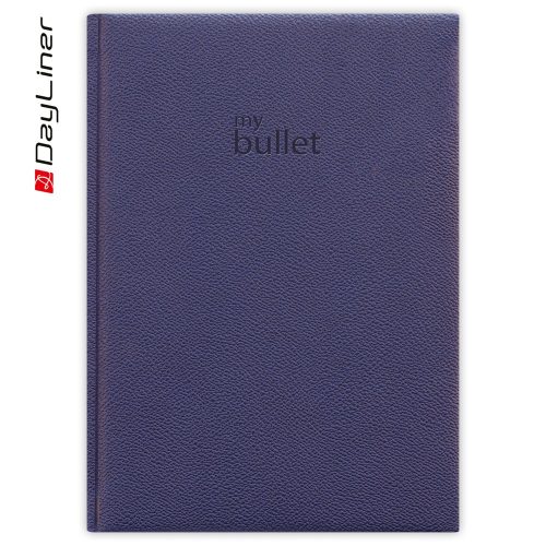 Keménytáblás notesz pontozott vonalozással Napoli A5 Bullet, fehér lapokkal Kék Dayliner 2026.