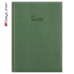 Keménytáblás notesz pontozott vonalozással Napoli A5 Bullet, fehér lapokkal Zöld Dayliner 2026.