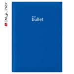 Keménytáblás notesz pontozott vonalozással Pannon A5 Bullet, fehér lapokkal Kék Dayliner 2026.