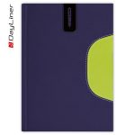 Tárgyalási napló Memphis B5 napló, fehér lapokkal kék-zöld Dayliner 2026.