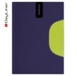   Tárgyalási napló Memphis B5 napló, fehér lapokkal kék-zöld Dayliner 2026.