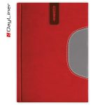 Tárgyalási napló Memphis B5 napló, fehér lapokkal piros-szürke Dayliner 2026.