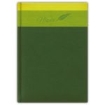 Tárgyalási napló Trinity A5 napló, fehér lapokkal zöld Dayliner 2026.