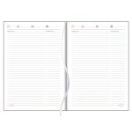 Tárgyalási napló Trinity A5 napló, fehér lapokkal zöld Dayliner 2026.