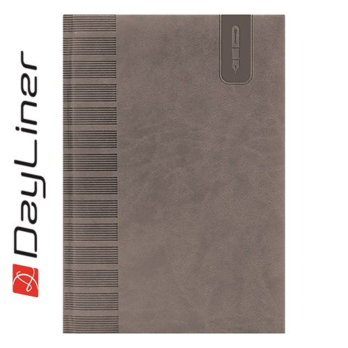 Tárgyalási napló Tucson B5 napló, fehér lapokkal szürke Dayliner 2026.