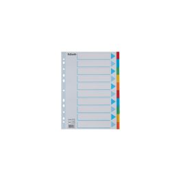   Elválasztólap, A4, Maxi regiszteres 1-10 írható karton előlap 100208 Esselte